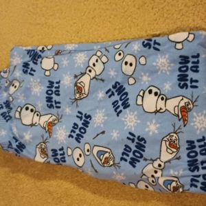 "snow it all" Olaf sleep pants